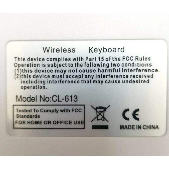 Keyboard Mini Slim Portable Cl-613 11-Inch Wireless Bluetooth - Picture 5 of 8